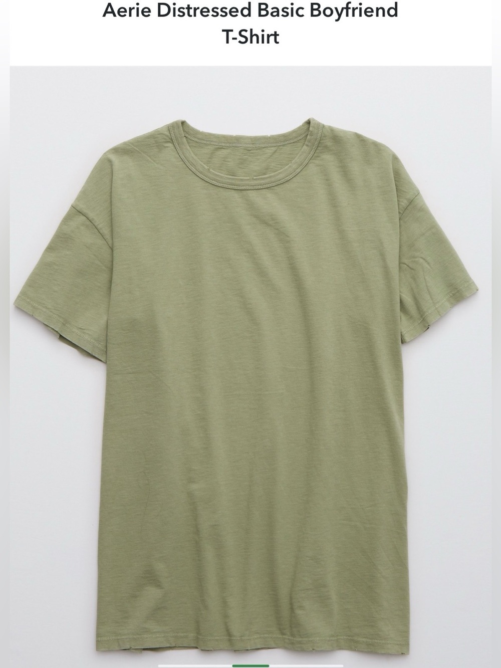 Aerie Distressed Basic Boyfriend
T-Shirt - Picture 2 of 3